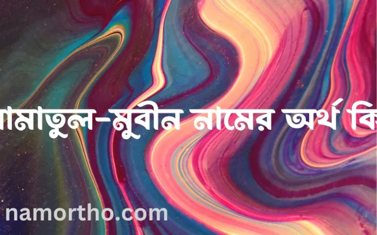 আমাতুল-মুবীন নামের অর্থ কি, ইসলামিক আরবি এবং বাংলা অর্থ জানুন