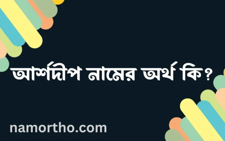 আর্শদীপ নামের অর্থ কি? (ব্যাখ্যা ও বিশ্লেষণ) জানুন