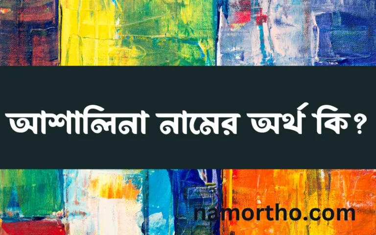 আশালিনা নামের অর্থ কি, ইসলামিক আরবি এবং বাংলা অর্থ জানুন