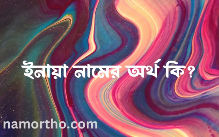 ইনায়া নামের অর্থ কি, বাংলা ইসলামিক এবং আরবি অর্থ?