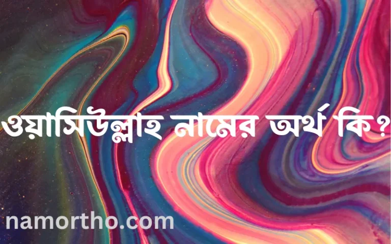 ওয়াসিউল্লাহ নামের অর্থ কি? ইসলামিক আরবি বাংলা অর্থ এবং নামের তাৎপর্য