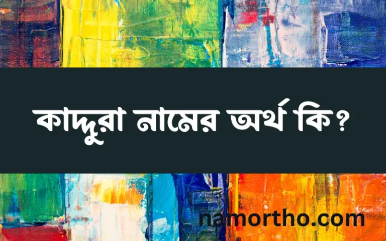কাদ্দুরা নামের অর্থ কি? কাদ্দুরা নামের ইসলামিক অর্থ এবং বিস্তারিত তথ্য সমূহ