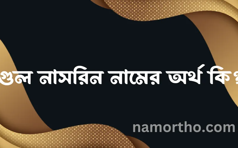 গুল নাসরিন নামের আর্থ কি?