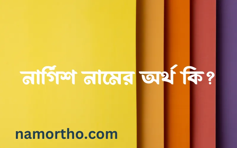 নার্গিশ নামের আর্থ কি?