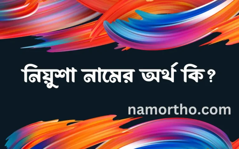 নিয়ুশা নামের অর্থ কি? নিয়ুশা নামের ইসলামিক অর্থ এবং বিস্তারিত তথ্য সমূহ