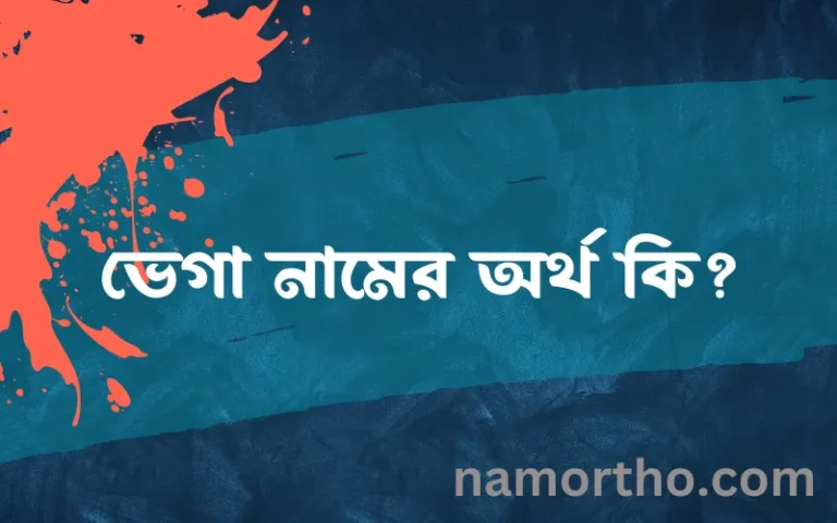 ভেগা নামের বাংলা আরবি ইসলামিক অর্থ কি?