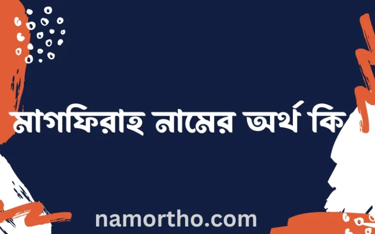 মাগফিরাহ নামের অর্থ কি? মাগফিরাহ নামের বাংলা, আরবি/ইসলামিক অর্থসমূহ