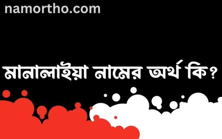 মানালাইয়া নামের অর্থ কি, ইসলামিক আরবি এবং বাংলা অর্থ জানুন