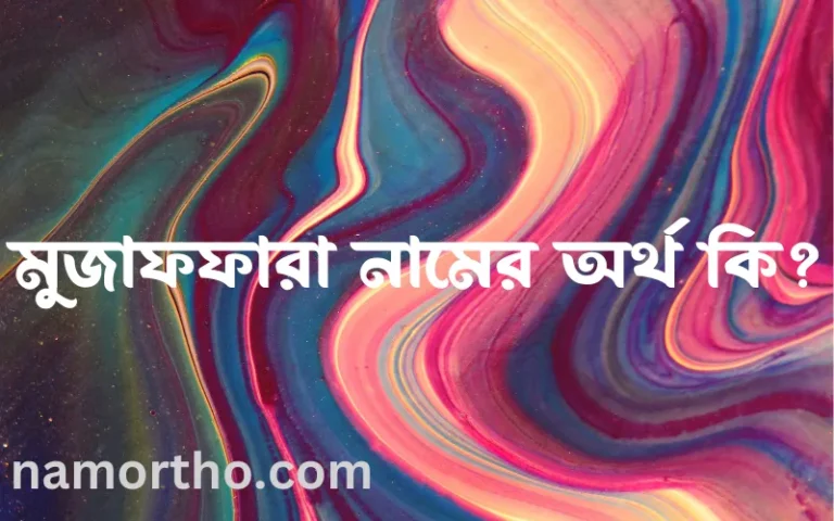 মুজাফফারা নামের অর্থ কি? ইসলামিক আরবি বাংলা অর্থ এবং নামের তাৎপর্য
