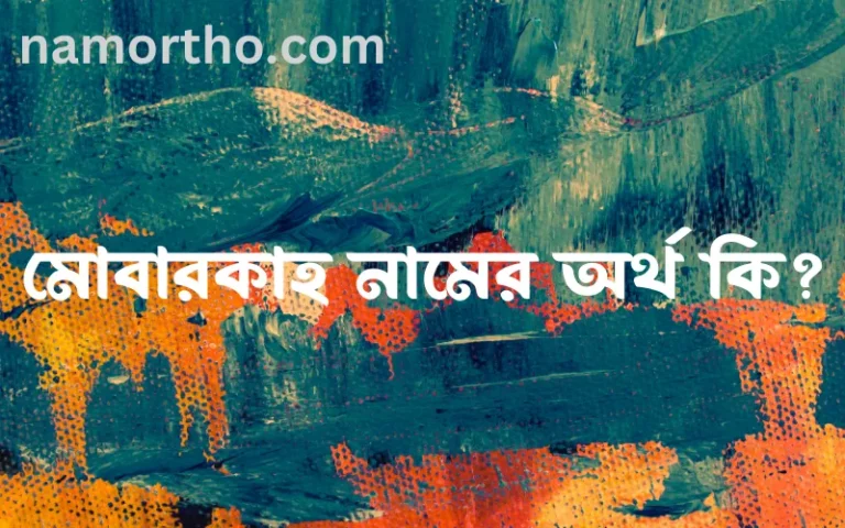 মোবারকাহ নামের অর্থ কি? (ব্যাখ্যা ও বিশ্লেষণ) জানুন