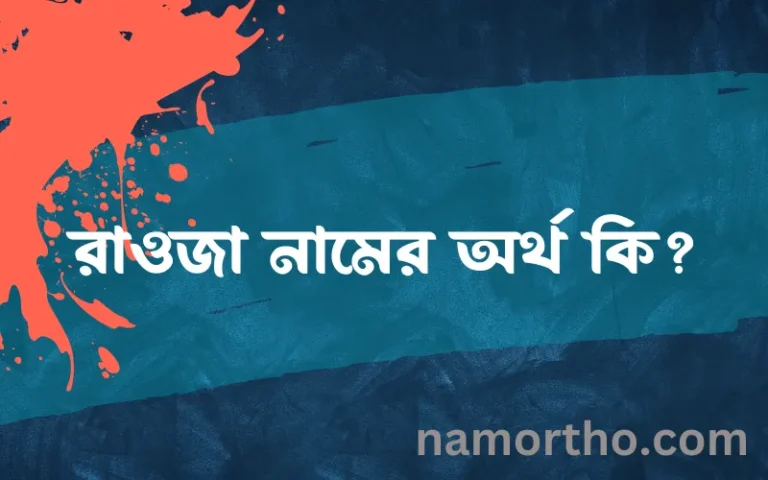 রাওজা নামের অর্থ কি? রাওজা নামের ইসলামিক অর্থ এবং বিস্তারিত তথ্য সমূহ