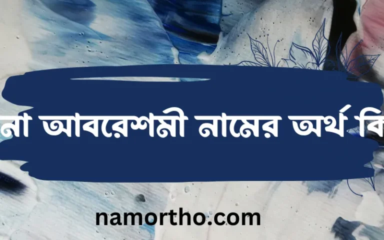 রানা আবরেশমী নামের অর্থ কি? রানা আবরেশমী নামের বাংলা, আরবি/ইসলামিক অর্থসমূহ
