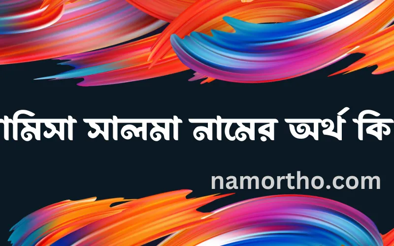 রামিসা সালমা নামের আর্থ কি?