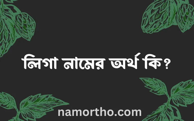 লিগা নামের আর্থ কি?