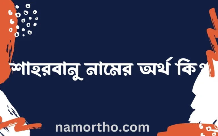 শাহরবানু নামের অর্থ কি? ইসলামিক আরবি বাংলা অর্থ এবং নামের তাৎপর্য