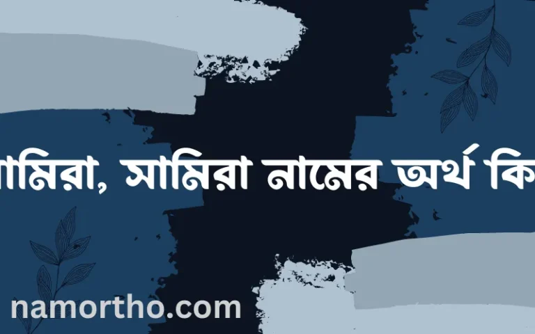 সামিরা, সামিরা নামের অর্থ কি, ইসলামিক আরবি এবং বাংলা অর্থ জানুন